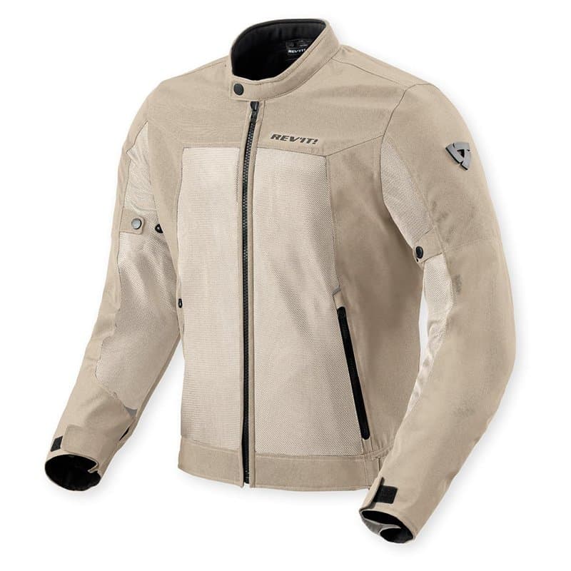 REV'IT! Eclipse 2 Veste de moto en maille pour homme Sable Taille S