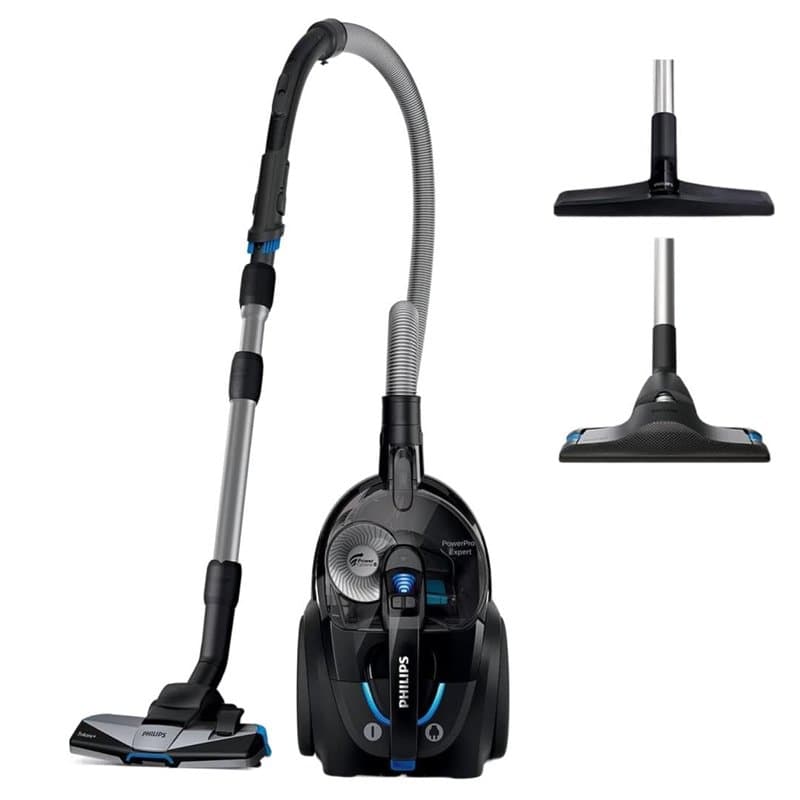 Philips Série 7000 Aspirateur sans Sac - 900 W avec Filtre Anti-Allergènes H13 et Brosse TriActive+ (FC9741/09)