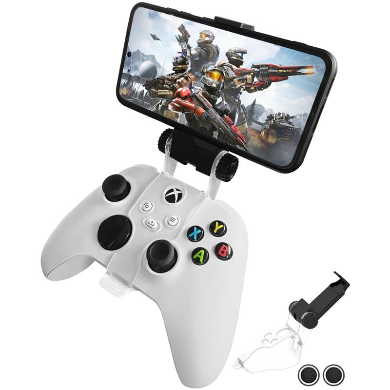 Joso Support de téléphone portable pour manette Xbox, support de téléphone portable compatible avec Xbox Series S/X, Xbox One/S/