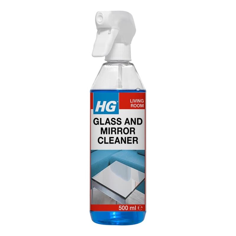 HG Nettoyant pour vitres et miroirs, nettoyant pour vitres sans traces, élimine efficacement la graisse et la saleté des fenêtre