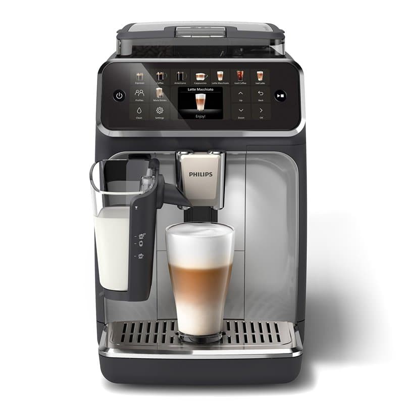 Philips Machine à Expresso Entièrement Automatique 5500 Series–20 Boissons Chaudes et Glacées, Carafe LatteGo Facile à Nettoyer,