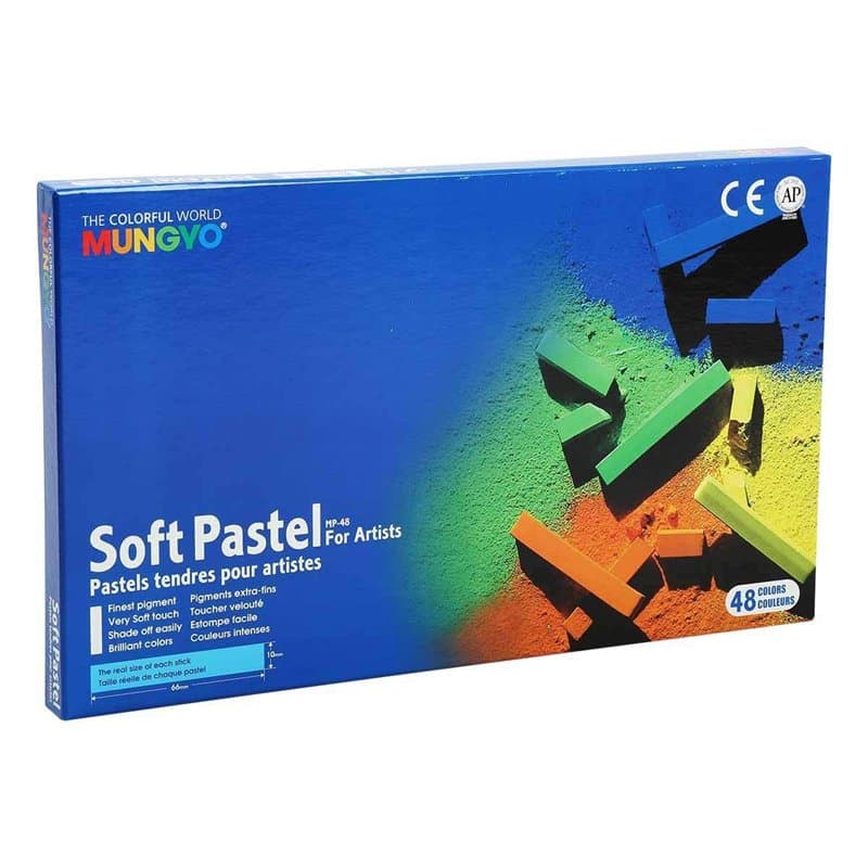 MUNGYO Boite de Pastels secs, Assorties, 48 Unité (Lot de 1), Set Pièces