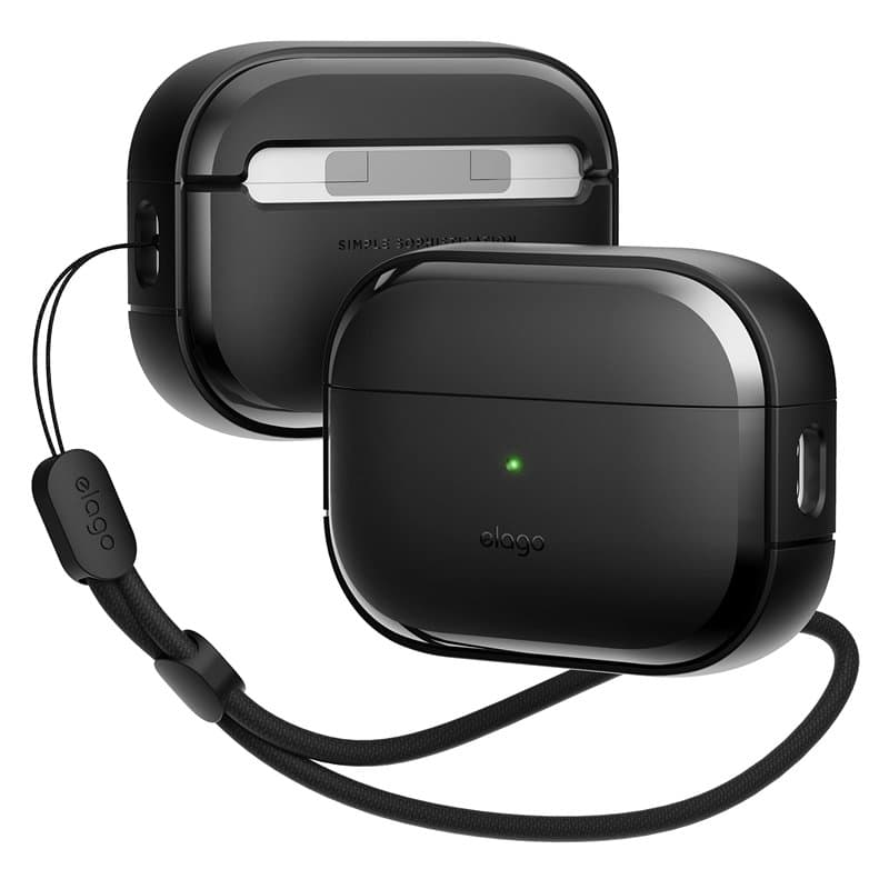 elago EDC Coque Compatible avec Apple AirPods Pro 2ème Génération Étui, Design Absorbant Les Chocs, Matériau TPU Durable, Courro