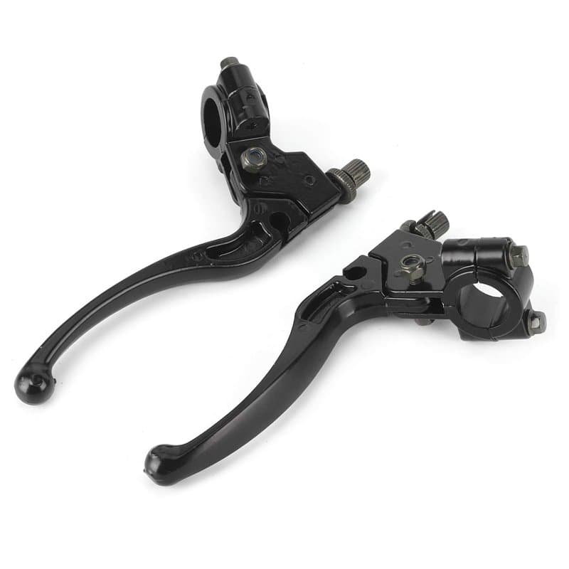 Aramox Levier D'embrayage de Moto, Paire de Leviers D'embrayage de Moto Universels Poignée de Frein à Tambour pour VTT Tout Terr