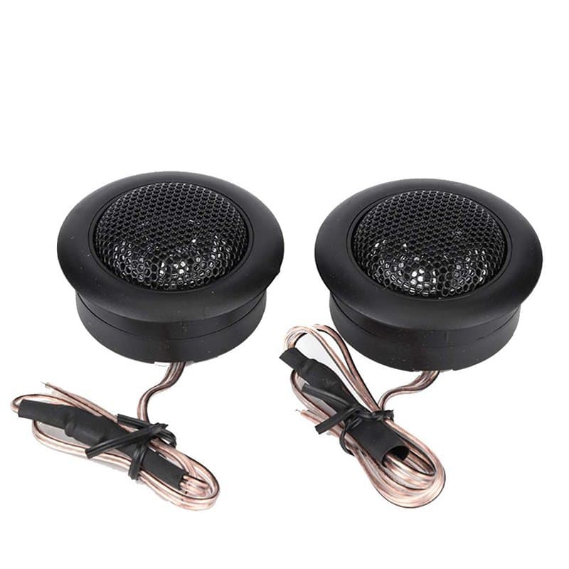 Haut Parleur de Voiture, 12V 120W Tweeter Voiture, 1paire De Haut Parleur Audio De Voiture, Haut-Parleur Audio à dôme, Enceinte