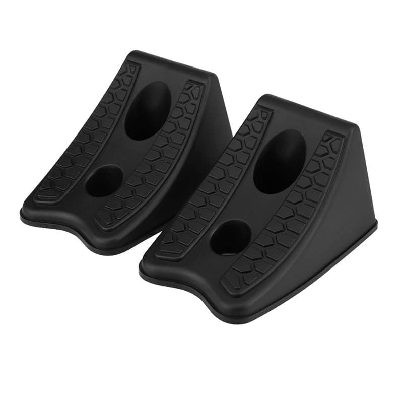 Cale de Roue de Voiture, Cales de Roue en Caoutchouc résistantes pour Le Coffre de Voitures RV Traier, Base antidérapante 2 Pack
