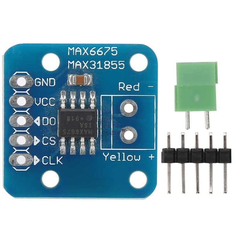 Capteur de température MAX6675 Module de thermocouple de type K Module de capteur de bricolage avec amplificateur de conditionne