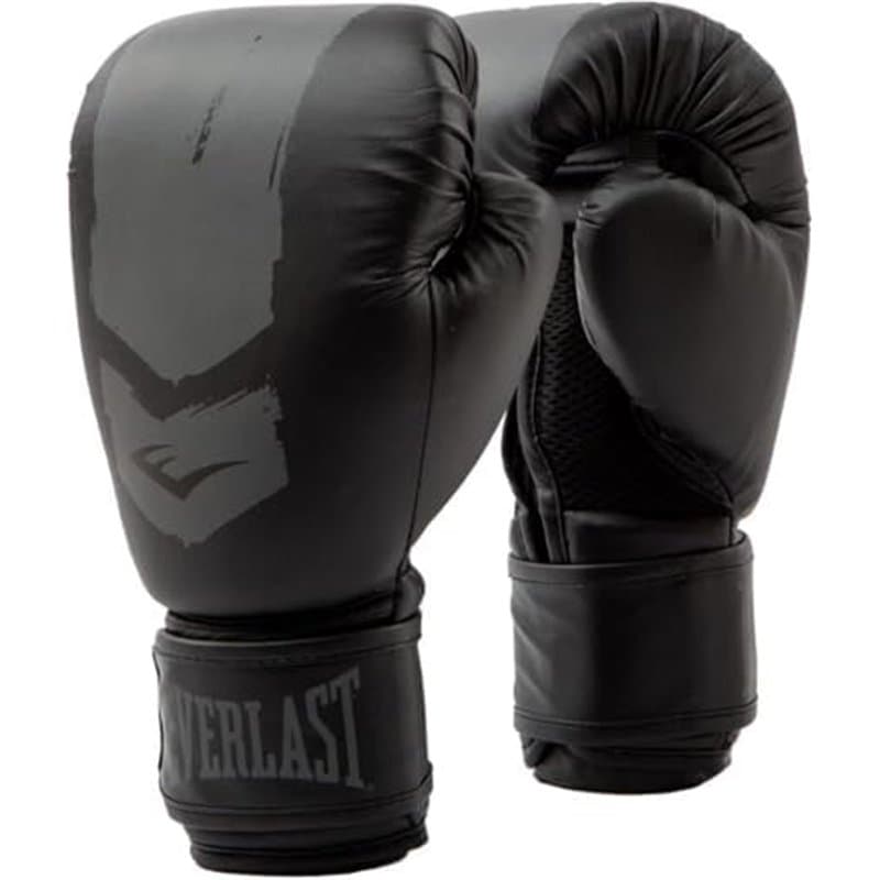 Everlast Prospect 2 6oz Kids Boxing Gloves (Ages 8-12) Grey/Black Boxing Gloves for Bags & Mitt Work, Soft Interior Lining, Hook