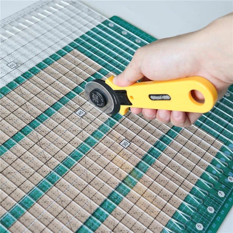 Règle de quilting à carreaux carrés, règle acrylique matelassée en patchwork multifonctionnel pour couper le tissu, faire du pat