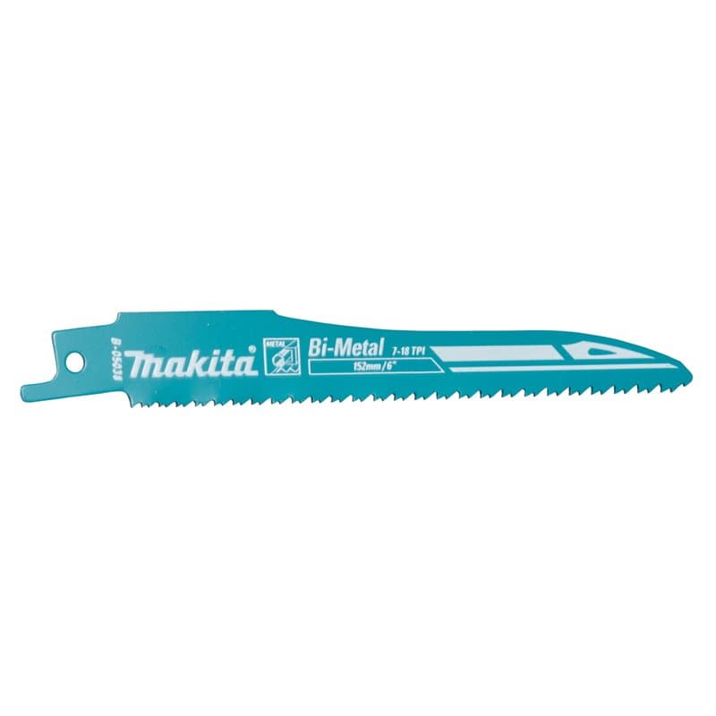Makita B-05038 Lame de scie droite 152x0,9 mm • 7-18TPI • BiM • Métal • 5 pièces