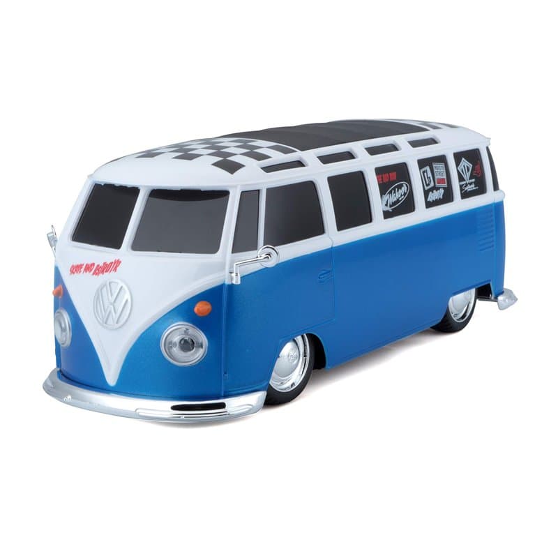 Maisto M81529 Tech R/C VW Volkswagen Van Samba Microbus-2,4 GHZ-Véhicule radiocommandé à l'échelle 1:24, Multiple, Multiples