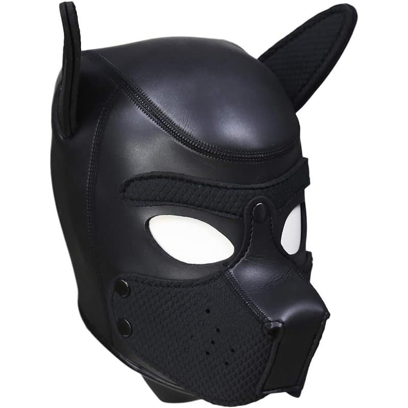Masque à capuche amovible pour chien adulte – Masque intégral amovible pour Halloween et costumade – Accessoires de performance,