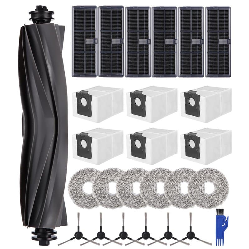 26 Kit Pièces d'rechange Compatible pour Dreame L10s Pro Ultra Heat/ L10s Ultra Gen 2 / Mova E30 Ultra / X30 Ultra,1 Brosse Prin