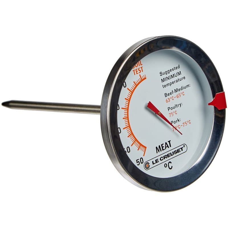 Le Creuset Thermomètre à Viande, Celsius, Métal, 98100200000100, 001-no Color