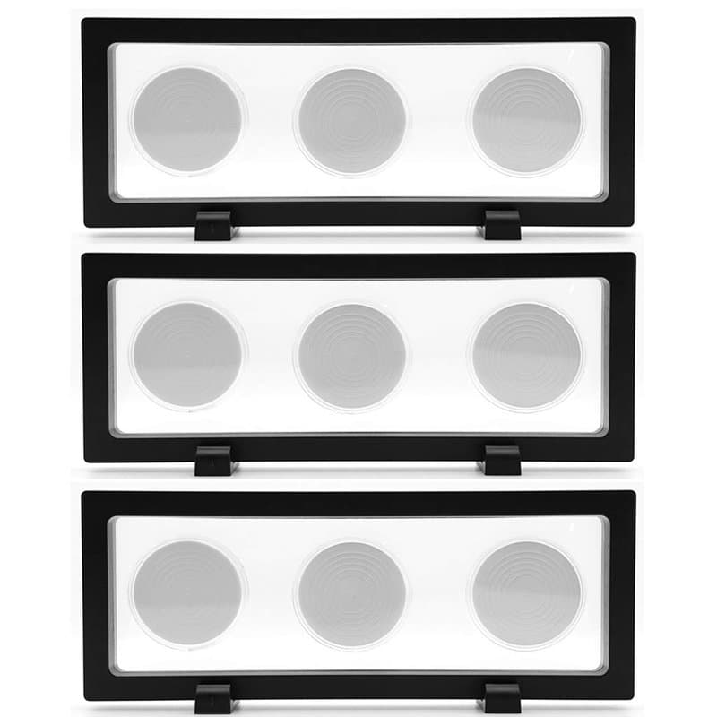 Skelang 3 Pcs Cadre pour Objet de Collection, Support De Présentoir, Vitrine Flottante 3D avec Boîte à Pièces, pour Pièces de Mo