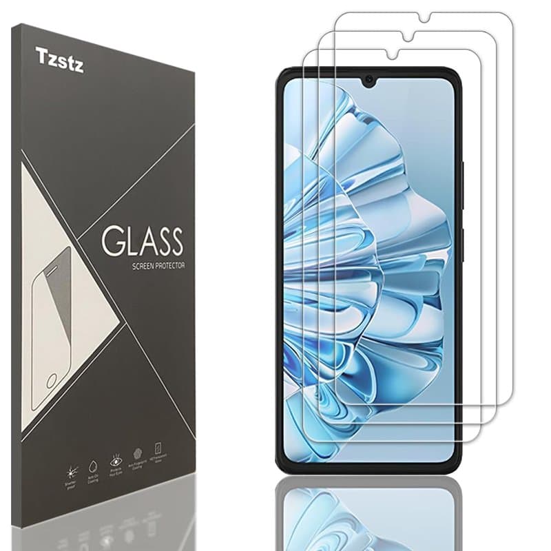 Tzstz 3 Pièces Verre Trempé D'écran Protecteur pour CUBOT A20 Dureté 9H Anti Rayures HD Film de Protection D'écran