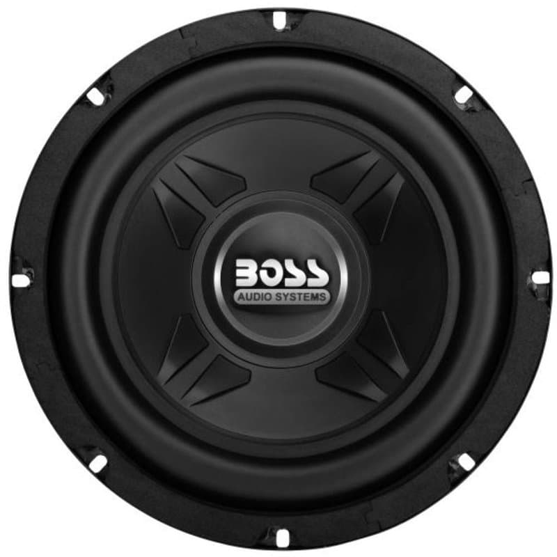 1 Caisson de Basses Compatible avec Boss Audio Systems CXX8 CXX 8 20,00 cm 200 mm 8" 4 ohm 300 Watts rms 600 Watts Max 83 DB Sus
