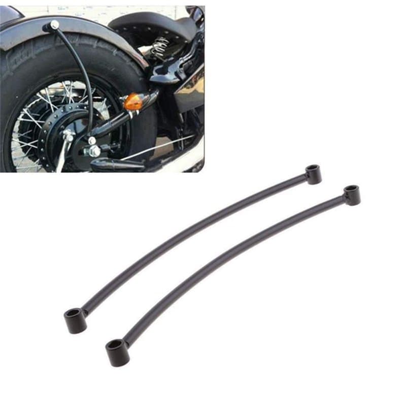 WINBST Support de Moto pour Garde-Boue arrière de Pont arrière de Garde-Boue arrière Noir rétro