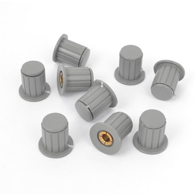 sourcingmap 9 pièces de rechange Audio contrôle du volume potentiomètre Boutons 4 mm de diamètre