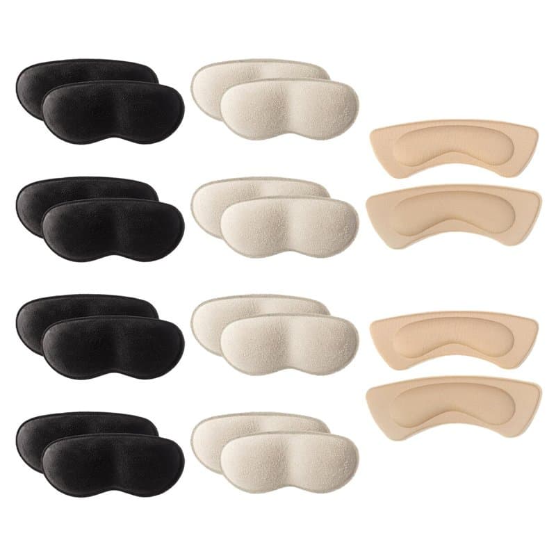 Lot de 10 paires de talonnettes autocollantes universelles anti-usure pour enfants et femmes