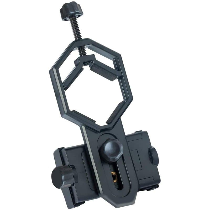 POFET Support universel pour téléphones, compatible avec jumelles, monoculaires, télescopes et microscopes