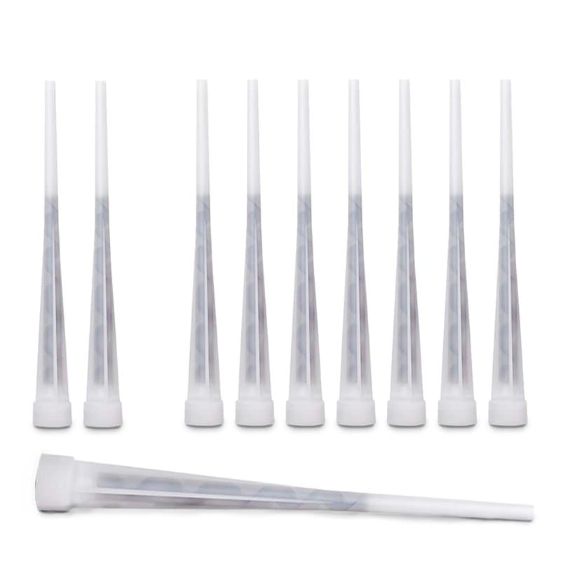 VOOXA Lot de 10 mélangeurs statiques de qualité supérieure pour mortier composite, en plastique, compatible avec toutes les cart