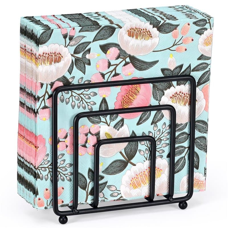 Peevisap Porte Serviette De Table En Métal Noir, Porte Serviette Papier, Napkin Holder For Table, Papier Porte Serviettes, Pour