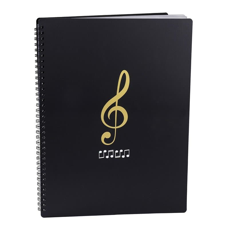 Dossier de rangement pour partitions de musique Format A4 20 pochettes G Clef, Sac de rangement pour documents de stockage de pa