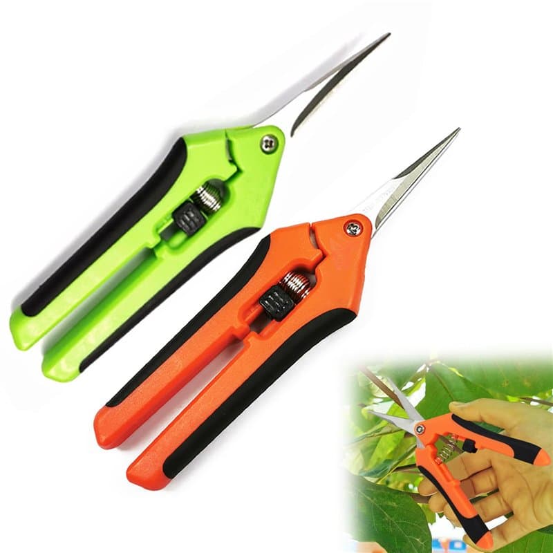 iCovalescent 2pcs Ciseaux de Jardinage Faits à la Main, Sécateurs Précision Jardinage, Ciseaux de Jardinage en Acier Inoxydable