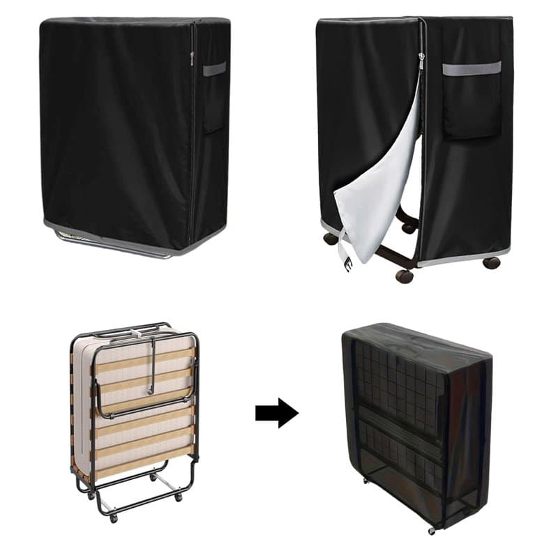 99 x 38 x 114cm,Housse de Protection étanche, Housse de Protection Lit Pliant, Housse de Rangement Pliable Anti-poussière, Houss