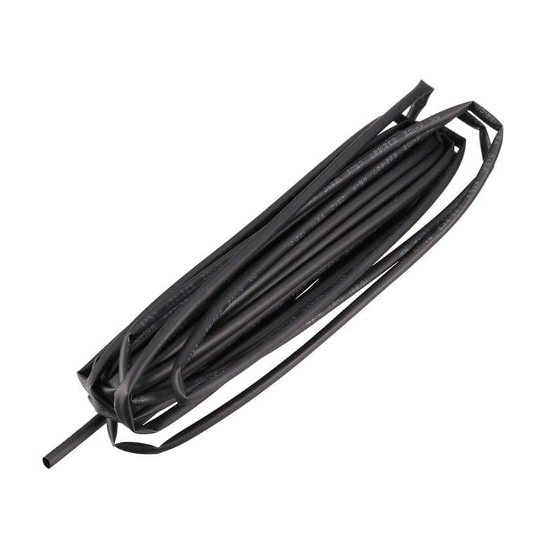 sourcing map Gaine thermorétractable 5 m 2 mm Dia rapport 2:1 en polyoléfine Enveloppe Tube