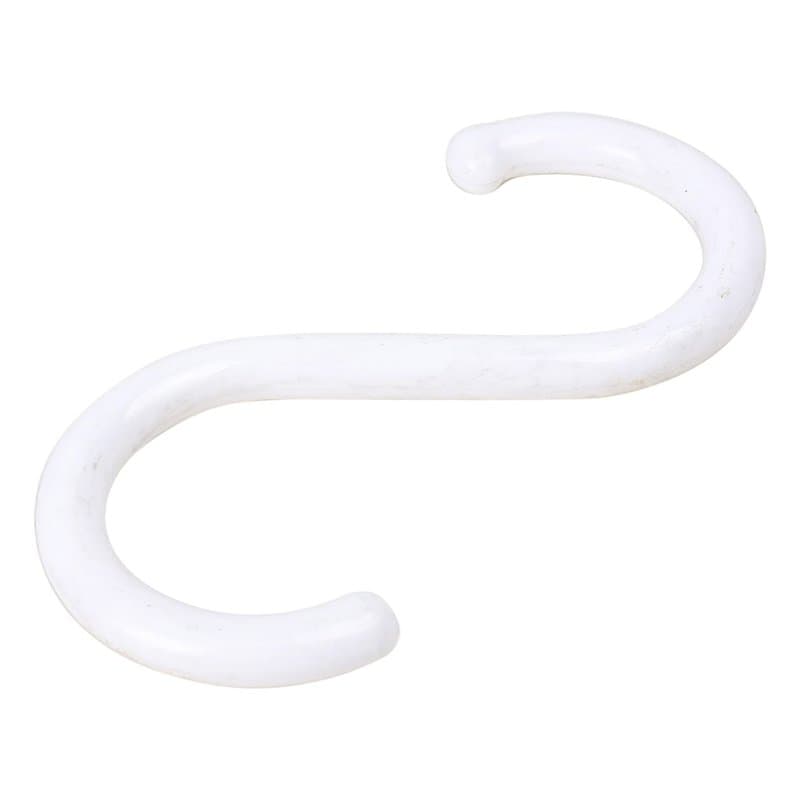 sourcing map Fermoir Forme de S Crochets en Plastique pour Rangement de Maison 5 Pcs