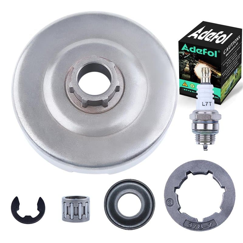 ADEFOL Pignon Kit de Pièces pour Tronconneuse Husqvarna 372 371 365 362 XP et Jonsered 2172 2171 2165 2163 2071 2065 2063, Tambo