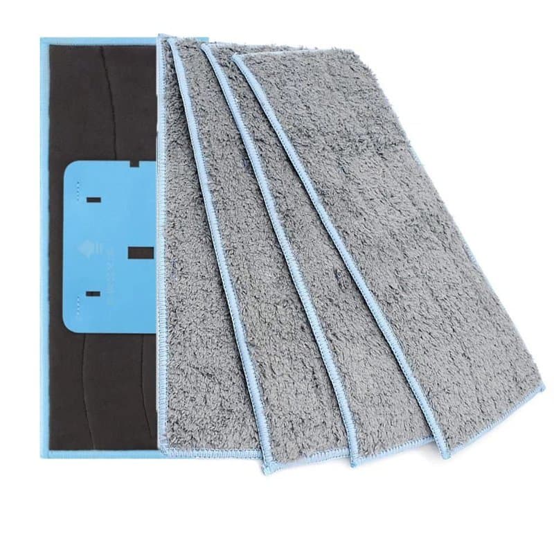 WANGCL Lot de 4 chiffons de nettoyage lavables compatibles avec IRobot Braava Jet M6, vadrouilles humides lavables réutilisables