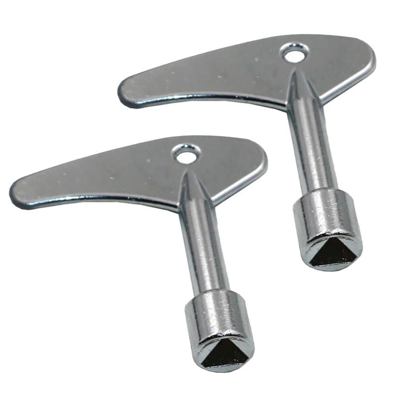 NOUJEN 2 Pièce Clé Triangulaire en Métal,Clés Triangulaires,Clé de la Boîte du Compteur pour Armoire de Compteur Électrique à Ea