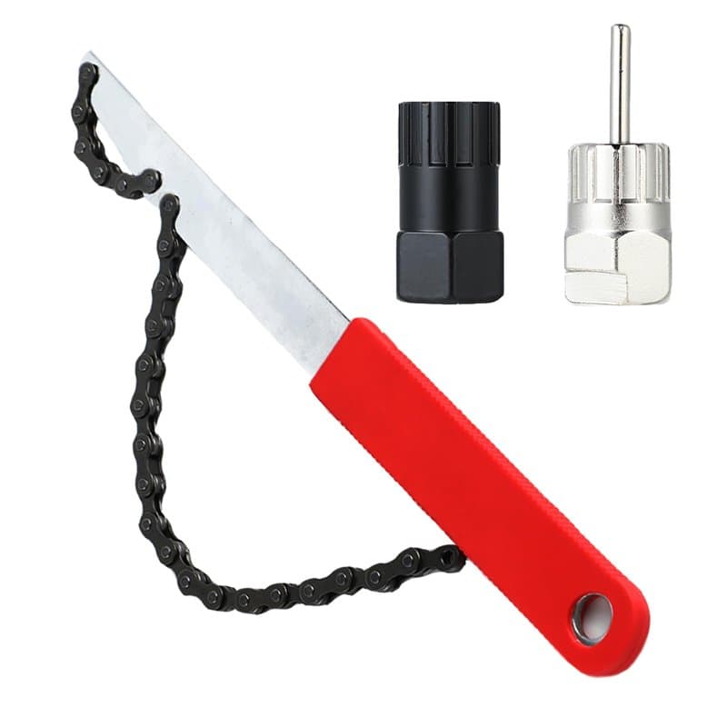 Fouet à chaîne de vélo, Extracteur de cassette, Extracteur de pignon, Outil de verrouillage de cassette, Extracteur de manivelle