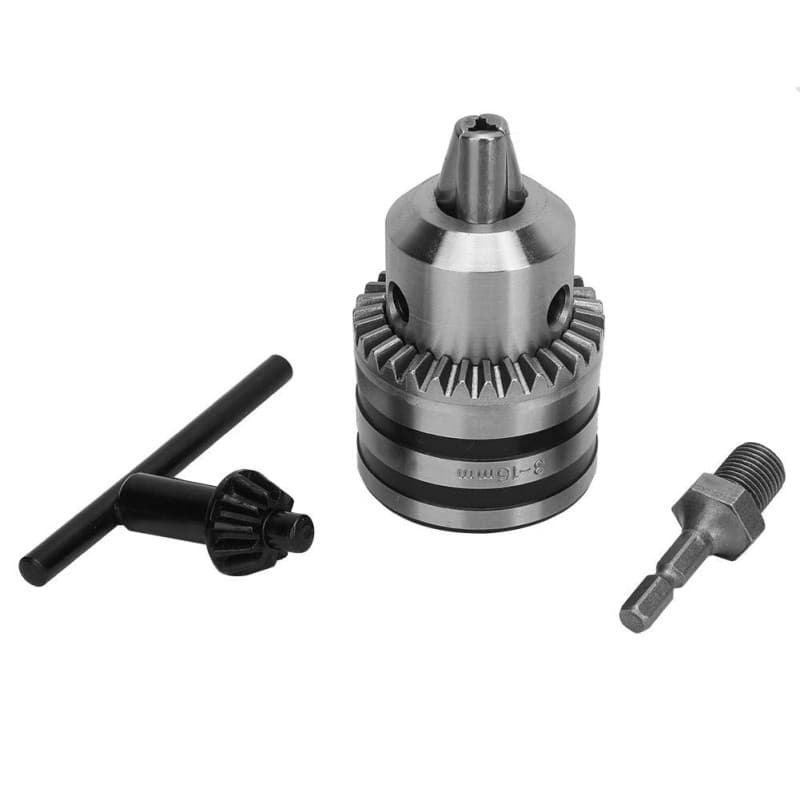 3.0-16MM Mandrin Lumière 1/2-20UNF Mandrin à clé avec adaptateur tête hexagonale, Clé de puce/puce de diamant