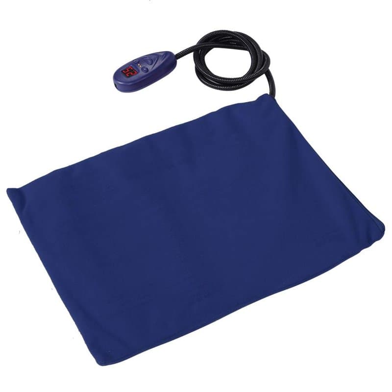 Akozon Coussin Chauffant pour Animaux domestiques Tapis Chauffant pour Chien Timing Température réglable Coussin Chauffante sûre
