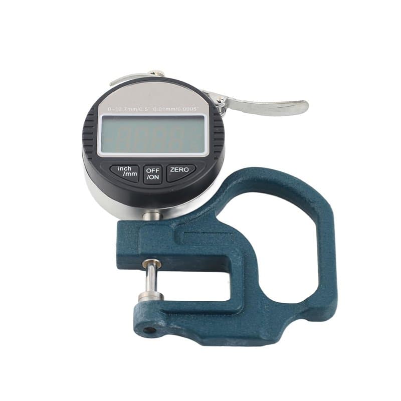 Jauge d'épaisseur Numérique avec écran LCD pour Papier, Cuir, Tissu éponge, Fil de 0 à 12,7 mm, Précision de 0,01 mm