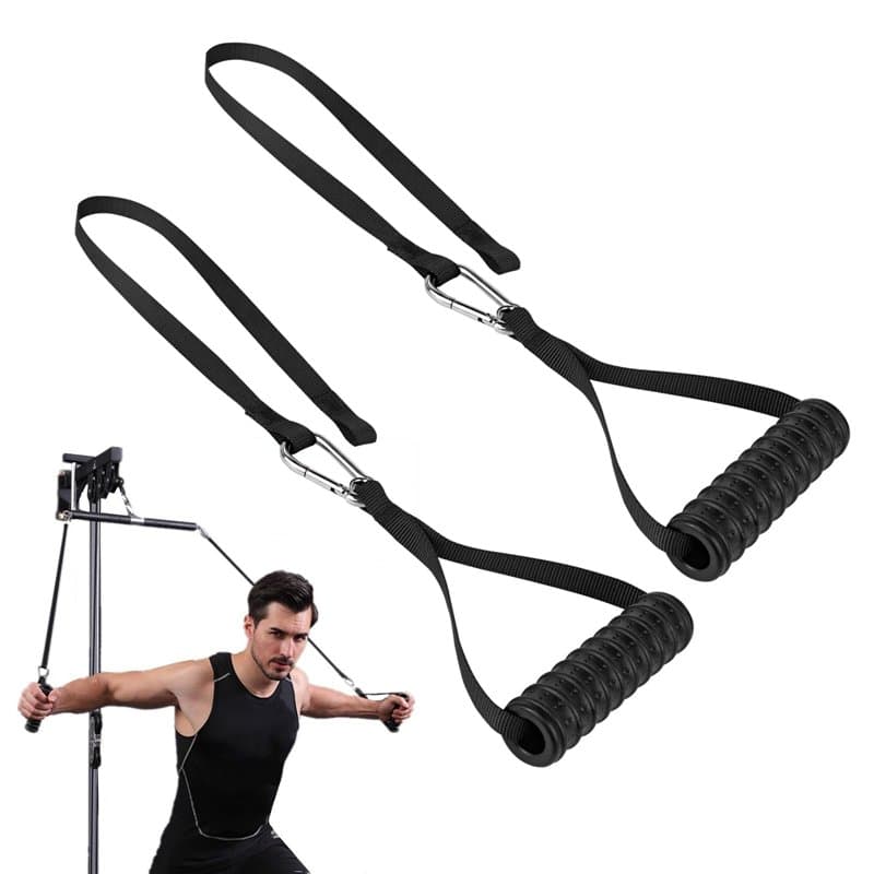 fuxunamz Grip Musculation, Musculation Maison, Poignées pour Entraînement, Accessoires Musculation, Corde de Tension pour Les Ex