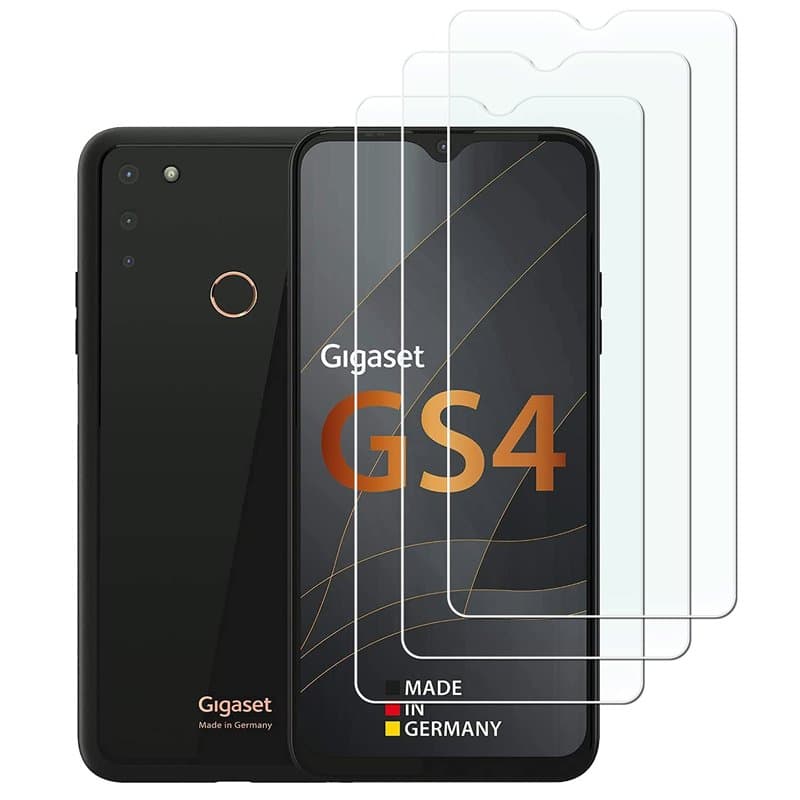 3 Pièces KELOLIN Verre Trempé Protection écran Pour Gigaset GS4 9H Dureté, sans Bulles, Anti Rayures, Haute Définition Protectio