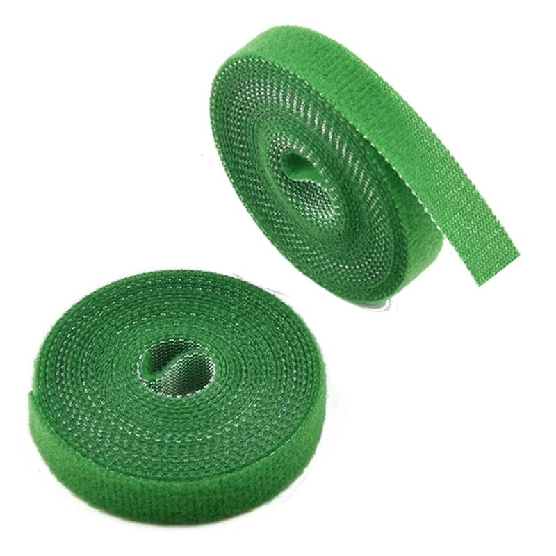 Lot de 2 liens Velcro pour plantes - 5 m - Fixation pour arbre - 25 mm - Fermeture Velcro réglable - Pour fixer les plantes et l