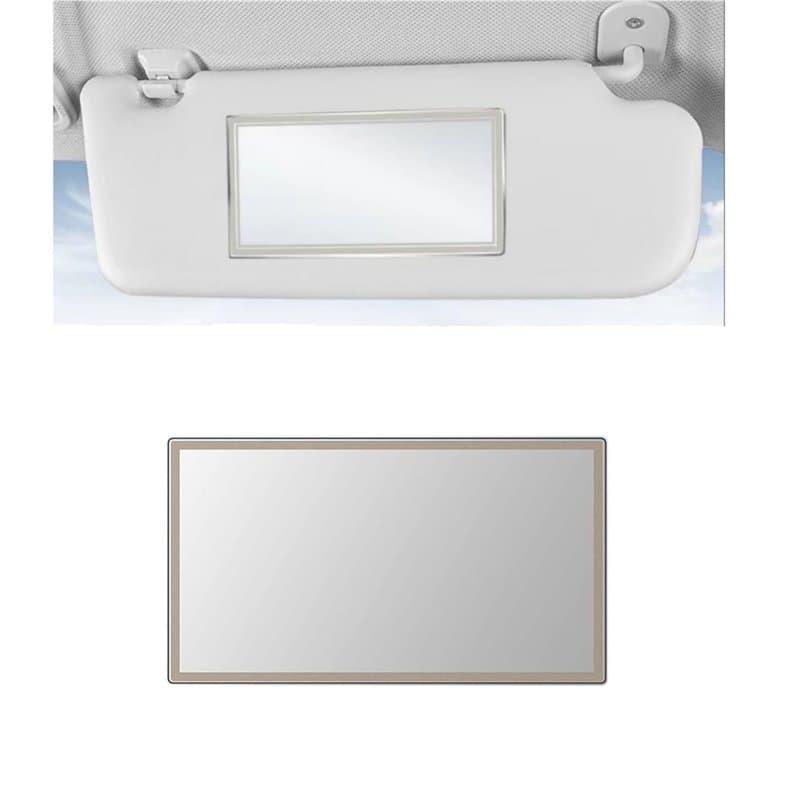 LiJuanWang Pare-Soleil Voiture Miroir de Maquillage, Miroir de Courtoisie Intérieur Portable, 150 x 80 mm