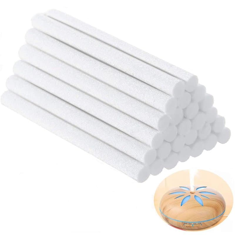 Wxinsheng 10 Pcs Bâtons D'Humidificateur en Coton,20cm Humidificateur Radiateurmèches Humidificateur Remplacement,Mèches Absorba
