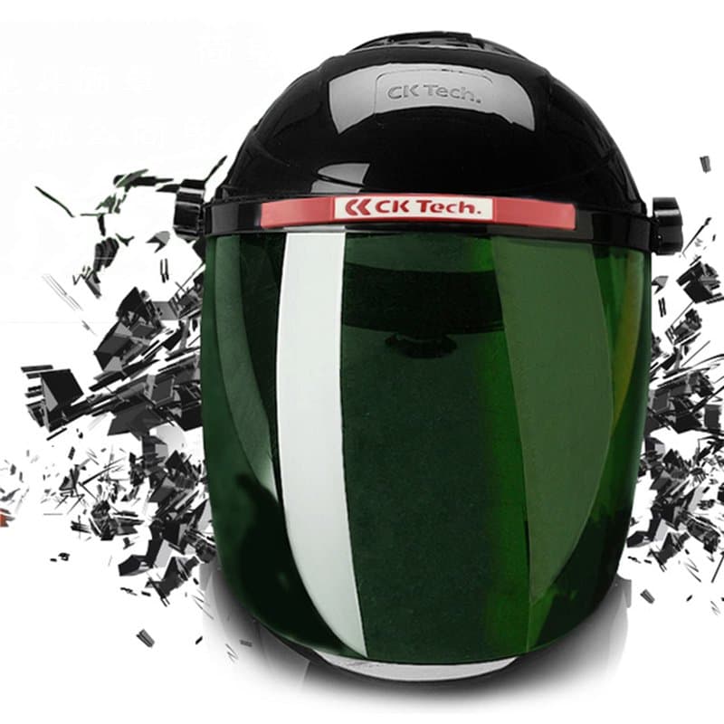 Iwinna Casque de Soudage, Écran Facial de Sécurité Masques de Soudage Montés sur la tête Casque de Protection Contre Les Rayons