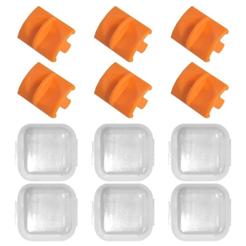Lot de 6 têtes de coupe de rechange à deux voies - Lames de rechange pour coupe-papier - Petit mini coupe-papier pratique pour é