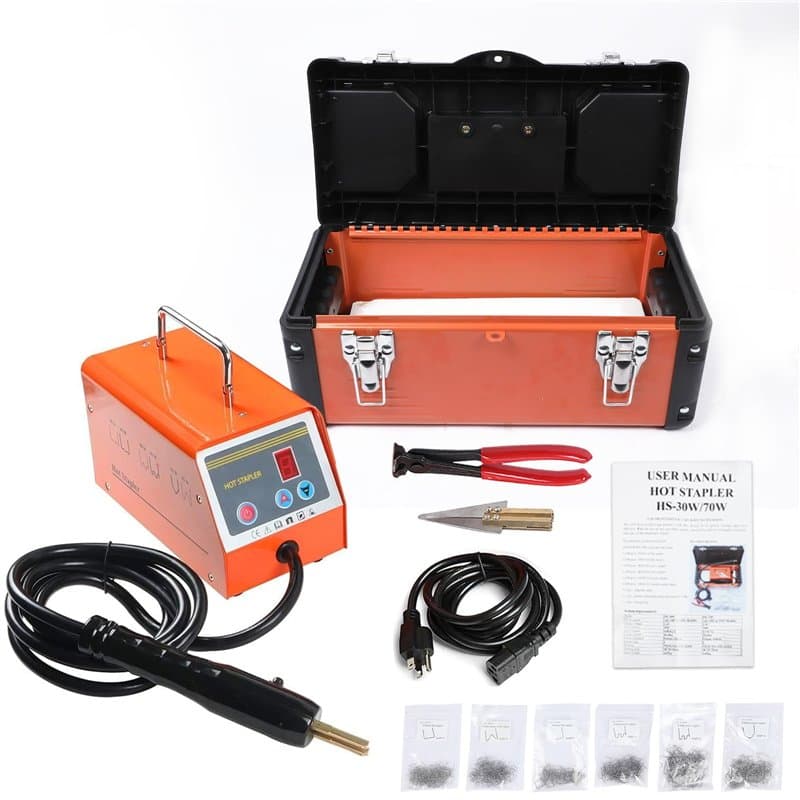 BELEY 30W Voiture Pare-chocs Kit de Réparation Soudeur en Plastique, 220V Hot Agrafeuse Machine de Soudure électrique en Plastiq