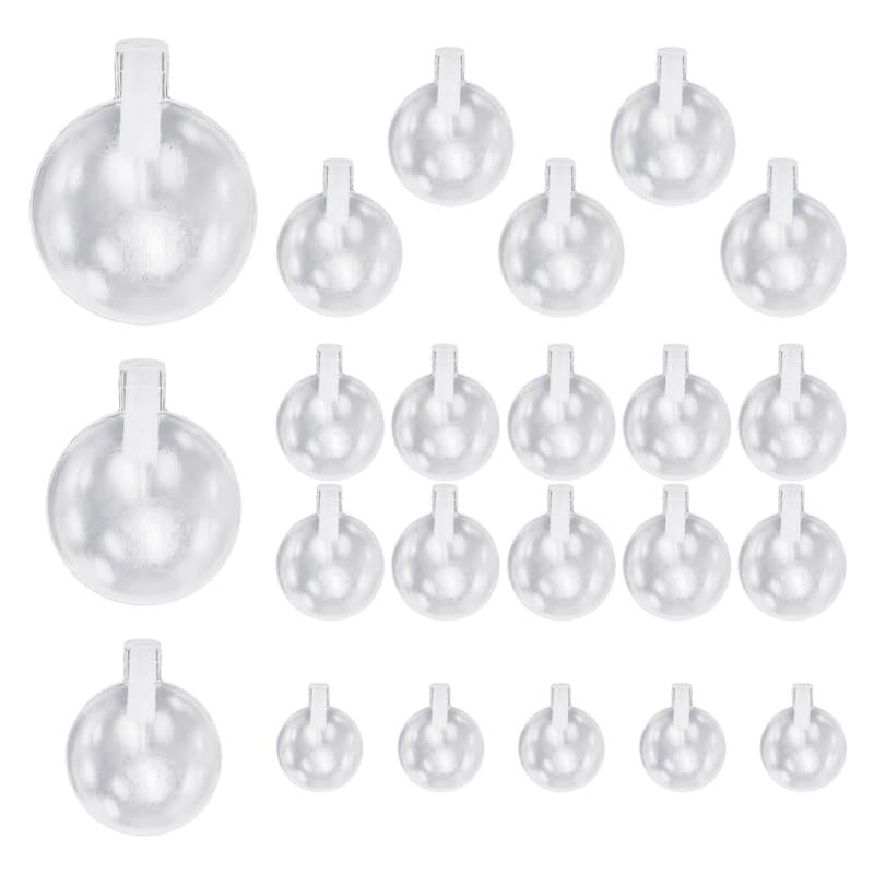 ZGDEIWGF Lot de 20 jouets à presser pour chien avec airbag - Accessoires en plastique - Jouet couineur pour chien