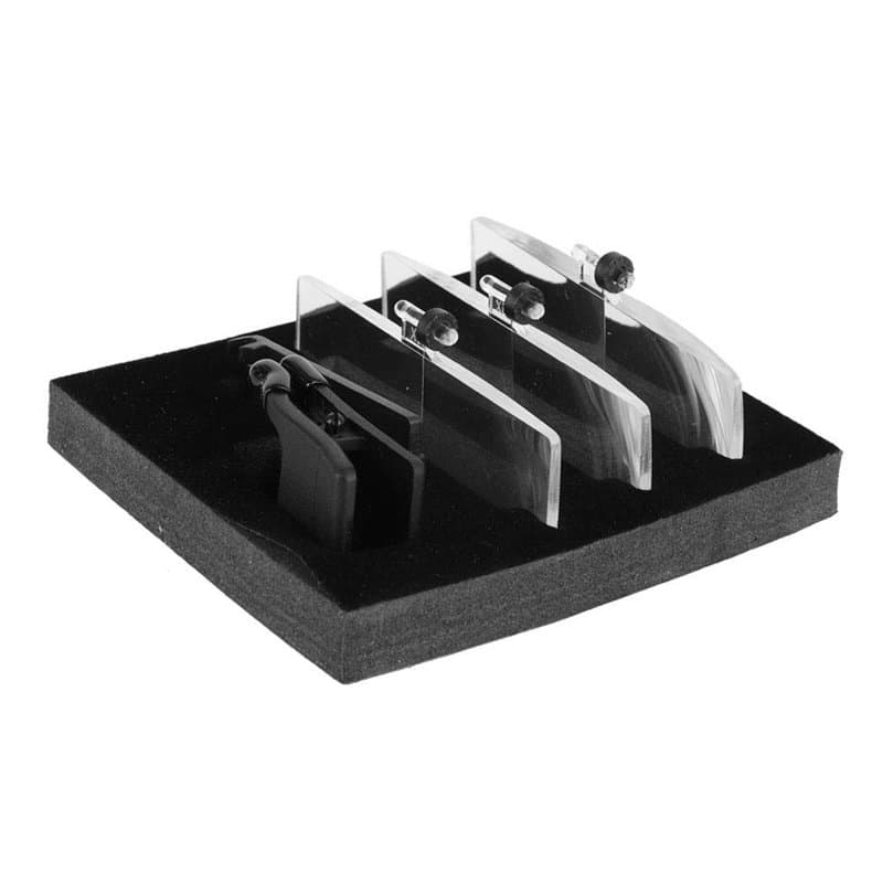Lunettes loupes, Akozon 1.5X 2.5X 3.5X Grossissement Boîtier en Plastique à Clipser Type de Lunettes