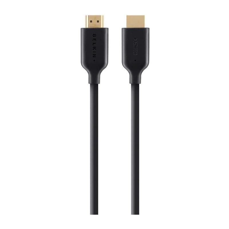Belkin HDMI - HDMI, 2m câble HDMI HDMI Type A (Standard) Noir